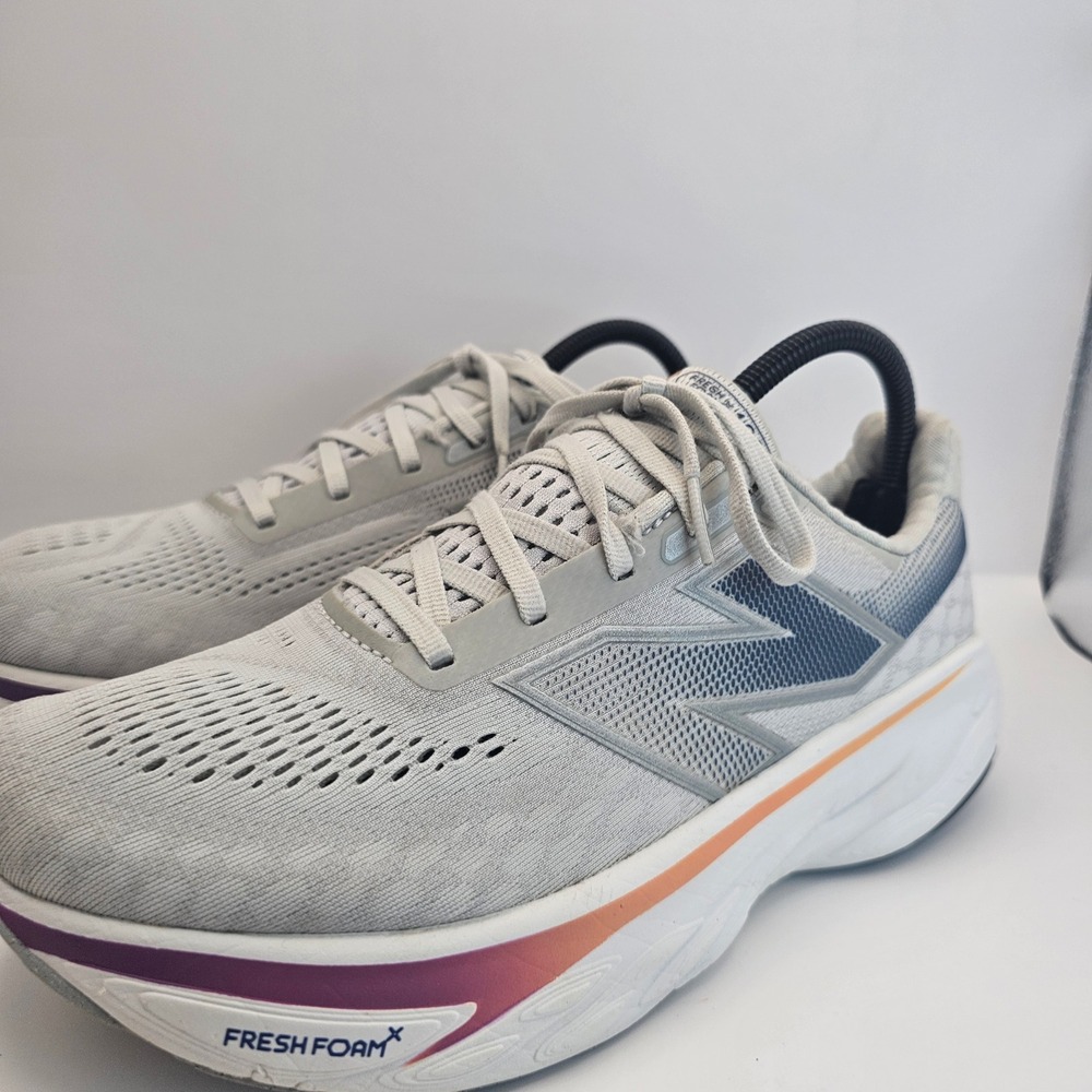 New Balance Fresh Foam X 1080 v14 Womens 9 Grey Purple Running Shoes W1080G14